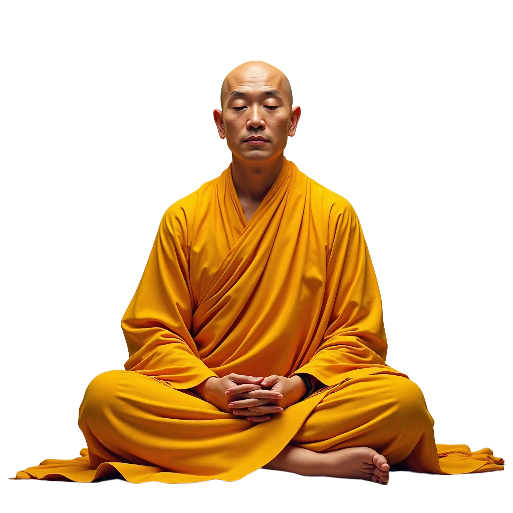 Monk in Meditation